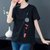 SUNTEK2022新款短袖t恤女夏季韩版休闲百搭大码女装文艺打底上衣体恤潮(XL 玫红色)第4张高清大图