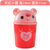 桌面迷你时尚动物带盖垃圾桶A953创意卡通杂物保洁收纳桶lq0300(玫红小猪)第5张高清大图
