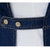 VEGININA  韩版潮短裤牛仔服马甲套装显瘦三件套 2937(深蓝+白色T恤 S)第5张高清大图