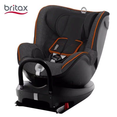 britax宝得适儿童安全座椅0-4岁360°旋转双面骑士二代(曜石黑)
