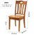 永岩钢木  现代中式木质椅子 YY-0176(桃木色 默认)第5张高清大图
