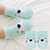 春夏婴儿袜子0-6-12个月秋棉卡通宝宝防滑地板袜儿童船袜1-3岁(绿色 0-2岁)第3张高清大图