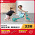 儿童平衡车1-6岁宝宝***滑行车小孩二合一多功能变形滑步自行车(迷雾绿)第2张高清大图