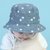 宝宝帽子春夏秋季渔夫帽男女童帽婴儿平檐星星盆帽小朋友遮阳帽(蓝色 48帽围（47-49cm）)第3张高清大图