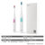 拜尔（BAIR） 拜尔A9智能3档电动牙刷智能提醒成人声波震动电动牙刷（送2支刷头+充电线）(天蓝色)第3张高清大图