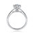 CRD克徕帝珠宝 奢华女王之冠 皇冠六爪钻戒 求婚结婚钻戒（镶嵌钻石款）（共约40分/25颗 H VS)G0787F第3张高清大图