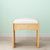 一米色彩 实木化妆凳北欧梳妆小凳子家用板凳卧室妆凳简约椅子(深灰色布艺凳面 小方凳)第5张高清大图