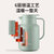 苏泊尔（SUPOR）KC145GJ50保温壶玻璃内胆热水瓶家用保温水壶大容量1.45升 家用办公水壶(1.45L·薄雾绿)第4张高清大图
