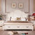 a家家具 美式床白色实木床1.5/1.8米主卧欧式乡村卧室双人床婚床(单床 1.8*2米框架床)第3张高清大图