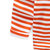 贝壳元素宝宝条纹长袖T恤 秋冬装新款男童童装儿童打底衫tx9997(140 橙色白条)第4张高清大图