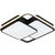 FSL 佛山照明 客厅吸顶灯具套餐led方形创意几何设计餐厅卧室北欧现代简约灯饰(方形-36W-开关三色调光)第5张高清大图
