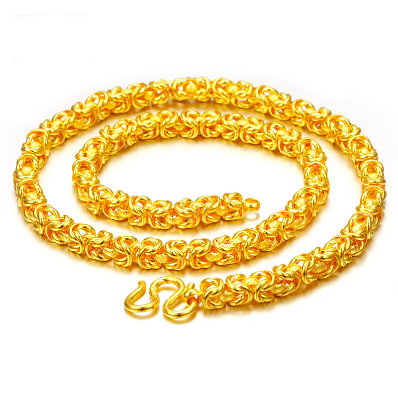 传世美钰黄金项链泰国四方链约6493克