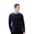【美国百年品牌】U.S. POLO春季新款男士修身长袖针织衫(圆领黑色 L)第4张高清大图
