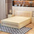江曼实木床简易床单双人床出租房床现代简约1.2m*2m(经济型 默认)第3张高清大图