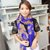 韩版时尚女士围巾抽象豹纹超大围巾披肩百搭气质围巾(玫红色)第2张高清大图