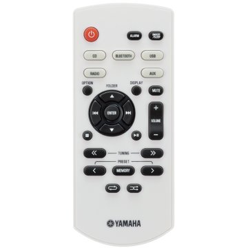 雅马哈（Yamaha）MCR-B020 迷你音响 CD播放机音箱组合套装 蓝牙/USB/FM（黑色）