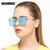 新款女士个性欧美风格海洋片太阳眼镜墨镜(银框白水银 高清防紫外线镜片)第4张高清大图