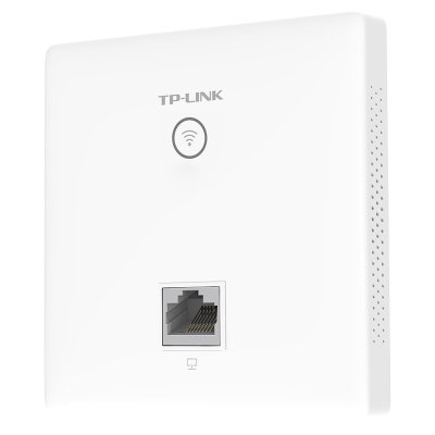 TP-LINK TL-AP1202GI-POE AC1200M双频全千兆86型入墙式无线面板式AP无线接入点PoE供电(天蓝色)