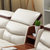 A家家具 简易真皮沙发 现代简约客厅皮沙发沙发北欧懒人沙发DB1549(米白色 3+右贵)第3张高清大图