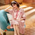 雅黛琳睡裙夏季短袖公主风甜美中长款连衣裙DF33105(DF33105 M)第3张高清大图