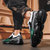 公牛巨人男士休闲鞋系带学生板鞋透气网布鞋男生鞋子运动休闲男鞋(黑绿色 41)第4张高清大图