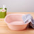 家用切碎器料理机淘米沥水篮不锈钢盆筛碗盆套装(21012大号粉色 默认)第2张高清大图