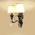 佛山照明（FSL）LED卧室床头壁灯 房间过道走廊温馨浪漫美式墙壁灯饰(双头壁灯送3W光源)第4张高清大图