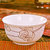 浩雅 陶瓷碗具套装10只装景德镇骨瓷欧式米饭碗 金丝玫瑰(白色)第5张高清大图