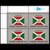 东吴收藏 联合国国旗 邮票 成员国国旗 之二(1984-1（4-1）	布隆迪	【四方连】)第4张高清大图