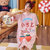 【俞兆林】 萌趣草莓小人睡衣女夏季短袖可爱可外穿2021年新款女士家居服套装 36024(粉红色 XL)第3张高清大图