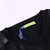 范思哲Versace男装 男式毛衣纯棉简约拼接V领针织衫90608(黑色 M)第3张高清大图