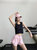 annerun瑜伽背心女无袖圆领休闲跑步健身服夏季薄款透气速干T恤(L 粉色)第4张高清大图