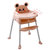 竹咏汇  可升降宝宝餐椅 儿童可折叠吃饭椅子 可折叠便携式椅子多功能椅儿童餐椅(10)第3张高清大图