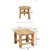 匠林家私凳子家用实木矮椅(重烧型 方形)第5张高清大图