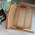 北欧现代简约经典设计师昌迪加编藤餐椅餐厅白橡木实木扶手椅子(橡木+帆布咖色软包)第5张高清大图