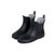 创简坊（CJIANFF）欧版帅气优雅短筒水鞋女式雨靴橡胶雨鞋花园鞋套鞋(黑色2)(38)第5张高清大图