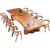 中式实木会议桌长桌原木桌子长条桌大板桌工作台长方形办公室家具(支持颜色定做/尺寸/厚度可选)第5张高清大图