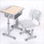 清莲花沐塑料课桌椅塑钢桌椅QLHM—KZY328学生ABS塑料学习课桌椅写字课桌椅第4张高清大图