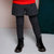 韩国童装Jelispoon2018冬季新款女童简约加绒打底裤(120 炭灰色)第4张高清大图