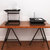 SKYMI简约现代站立笔记本折叠桌家用台式桌简易可升降站立式电脑桌(黑色)第4张高清大图