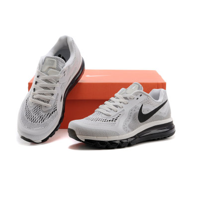 nike airmax2014全掌气垫男女跑步鞋情侣鞋(621077--101 40)