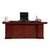 永岩钢木  中纤板贴皮办公桌  YY-0073(桃木色 默认)第5张高清大图