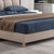 A家家具 双人床现代简约布艺床婚床1.8米可拆洗布艺软靠床DA0183(杏色 1.5米架子床+床垫)第4张高清大图