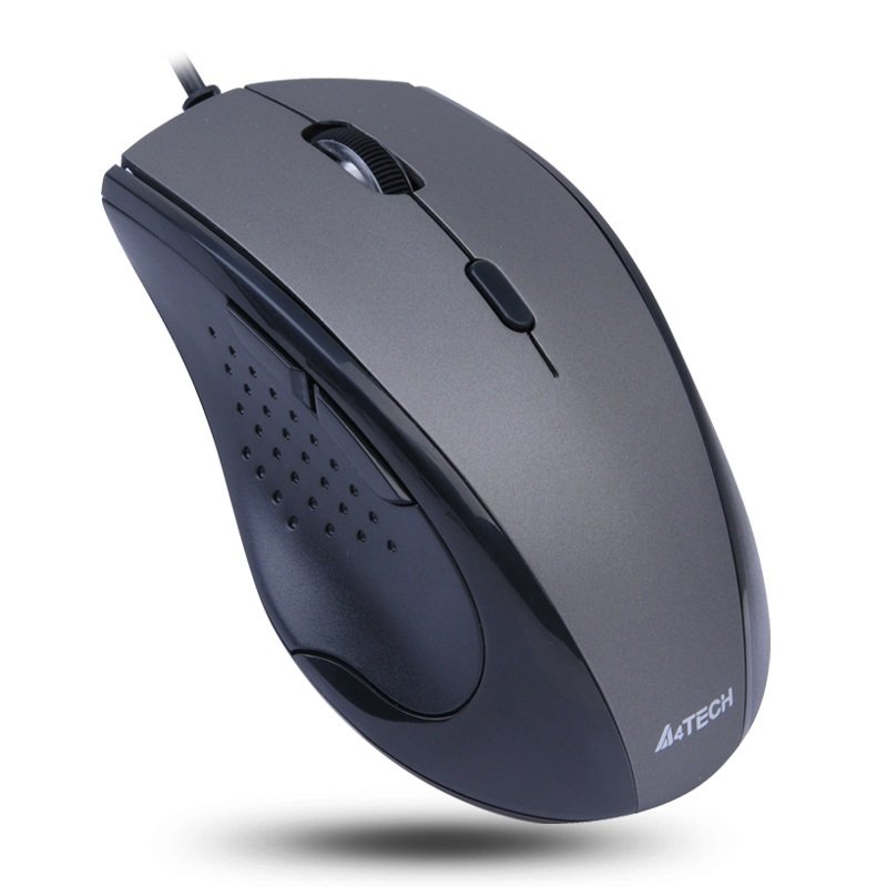 双飞燕a4techn740x有线鼠标铁灰皮革色