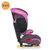 斯迪姆/SIDM儿童安全座椅阳光超人带接口(玫瑰紫)第4张高清大图