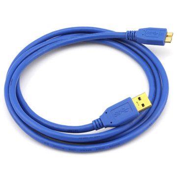 CE-LINK 4075 USB3.0移动硬盘数据线（24K镀金端子 高密度无氧铜导体 隔离电磁干扰 ）1.5米 蓝色