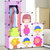 索尔诺自由组合式简易收纳柜 多功能衣橱 简易儿童衣柜3509(果绿色 衣柜3509)第2张高清大图