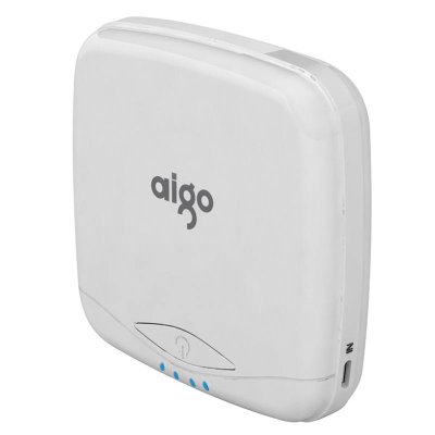 爱国者（aigo）OL12000便携式移动电源充电宝（白色）（12000mAh）