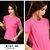 JOHLIN夏季薄款运动户外速干T恤(粉红 M)第4张高清大图