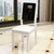 古宜（Guyi） 古宜 烤漆简约现代白餐椅木质休闲餐桌椅子实木电脑椅子书桌椅 现货(G518全软包玲珑椅2把)第2张高清大图